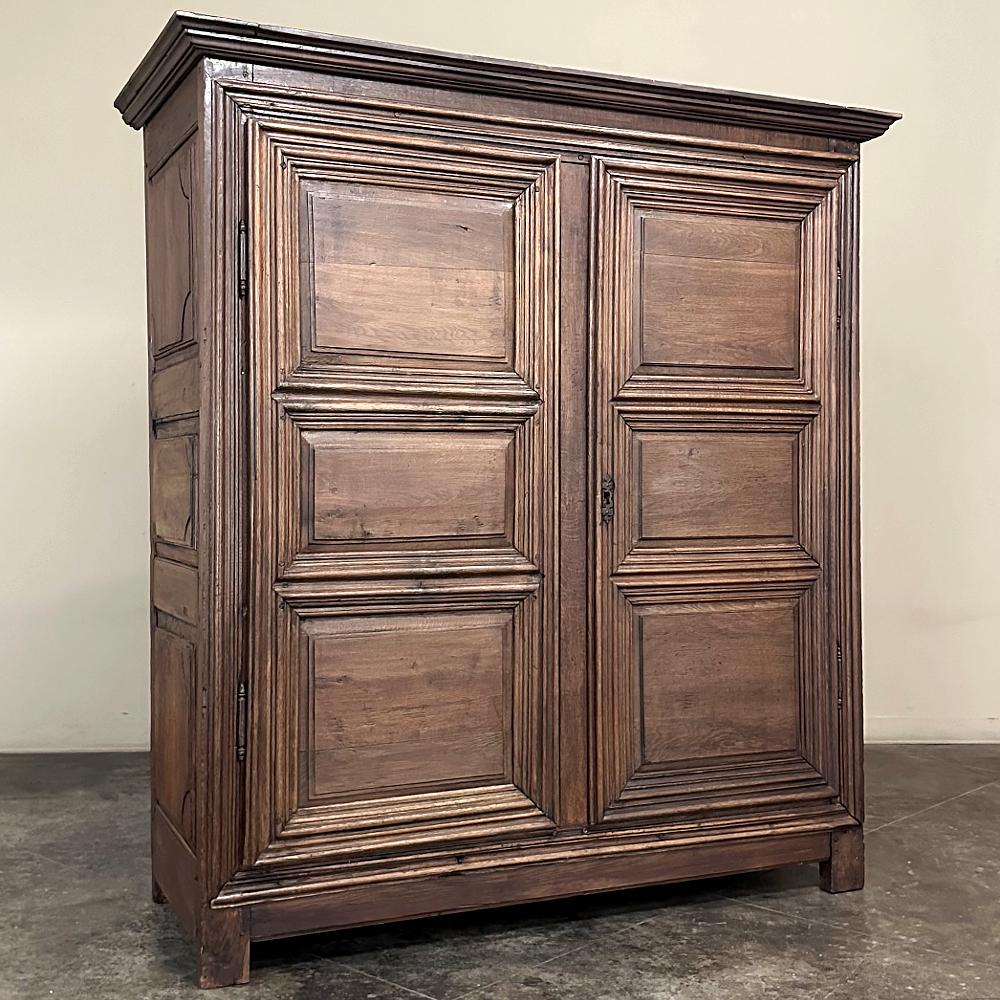 Luigi XV Armoire rustico francese in Oak del XVIII secolo in vendita