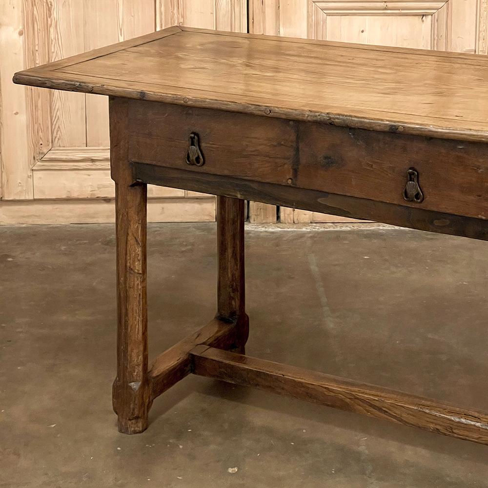 18th Century Rustic Country French Sofa Table ~ Desk ~ Grand Console 8