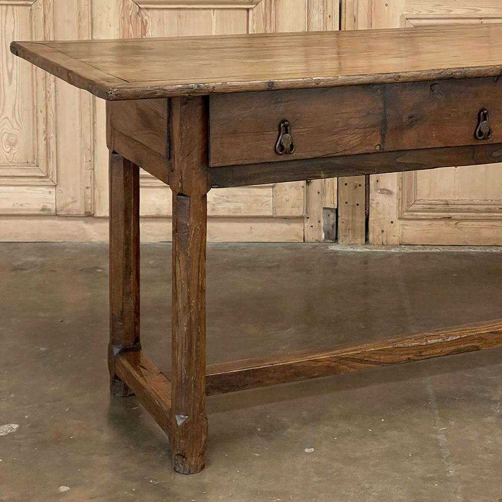 18th Century Rustic Country French Sofa Table ~ Desk ~ Grand Console 4