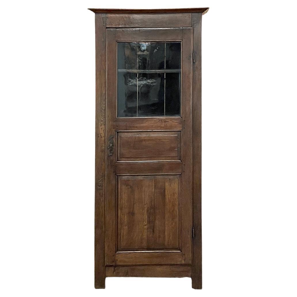 Vitrine rustique française du 18ème siècle ~ Bonnetier en vente