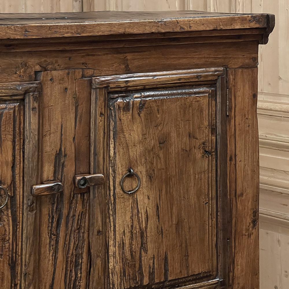 18th Century Rustic Dutch Cupboard ~ Raised Cabinet For Sale 4