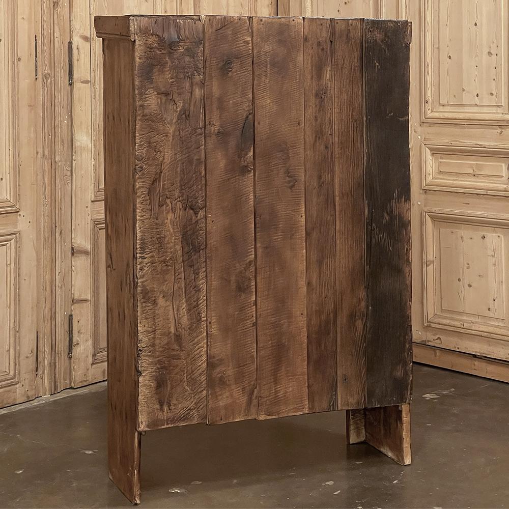 18th Century Rustic Dutch Cupboard ~ Raised Cabinet For Sale 14