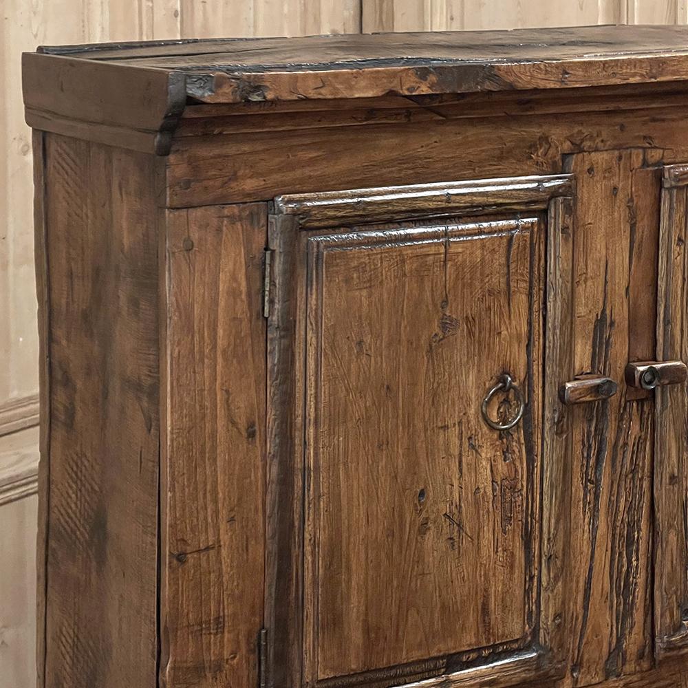 18th Century Rustic Dutch Cupboard ~ Raised Cabinet For Sale 3