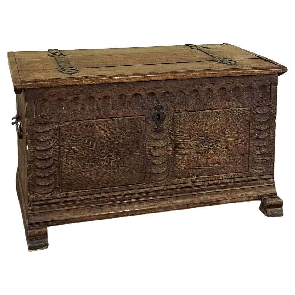 Rustic Trunks 18th Century Rustic Dutch Trunk For Sale at 1stDibs