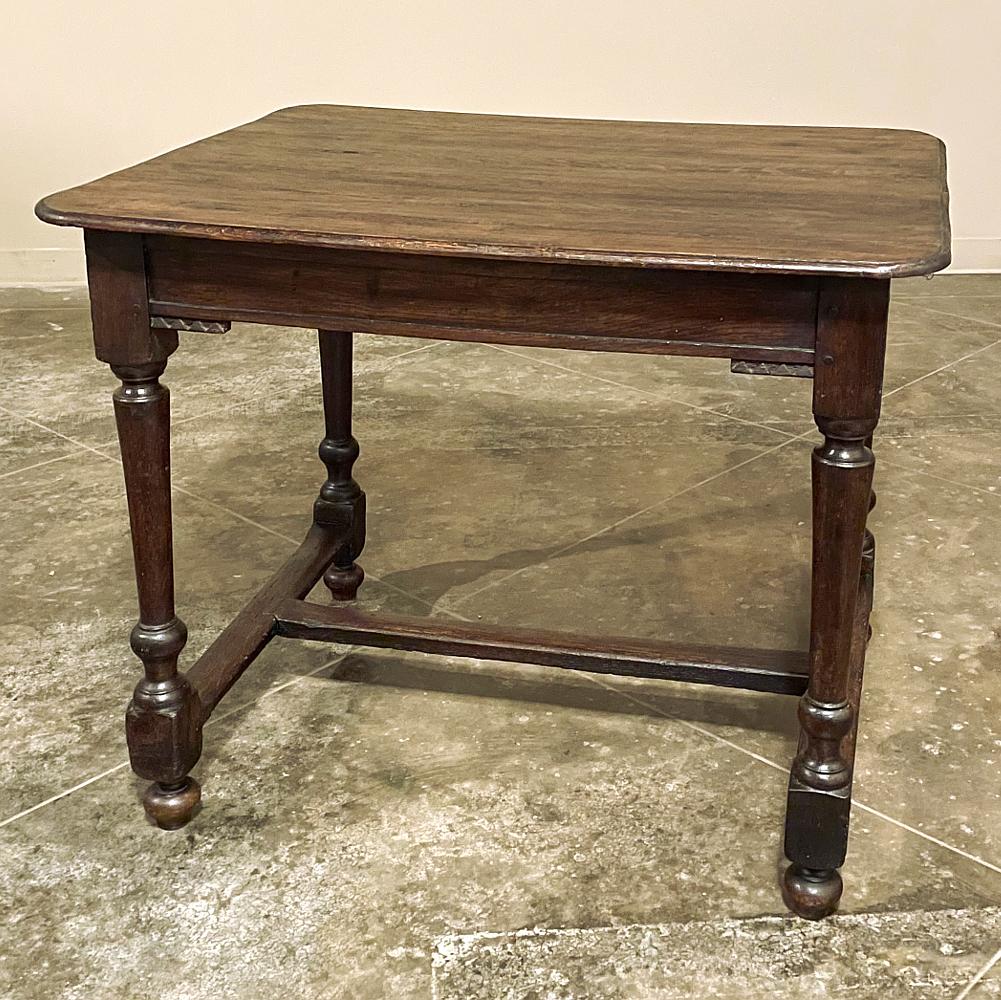 Hand-Crafted 18th Century Rustic French End Table