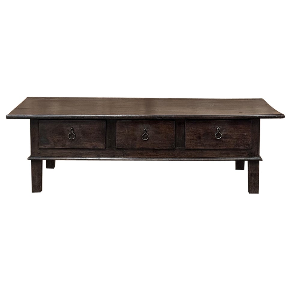 18th Century Rustic Oak Coffee Table