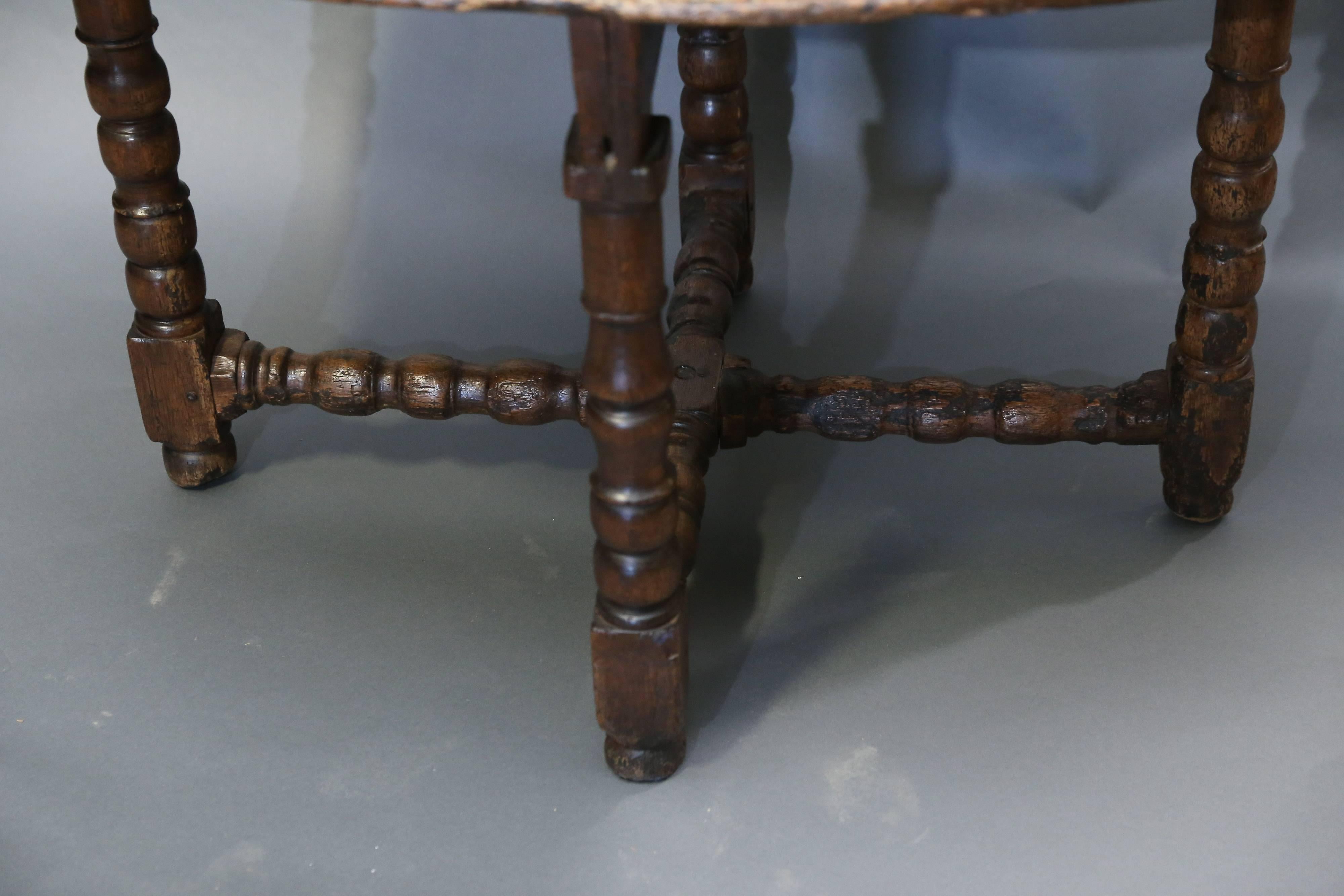 18th Century Rustic Side Table 2
