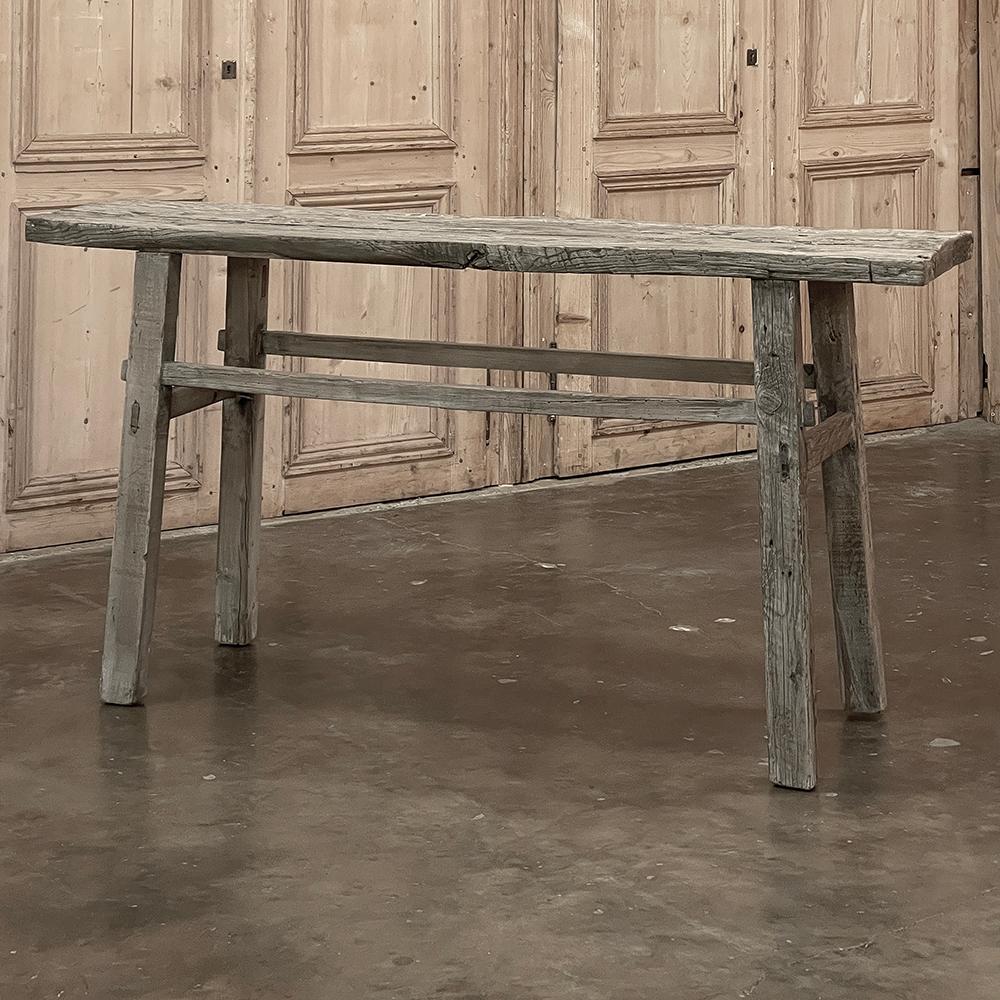 Romanian 18th Century Rustic Sofa Table ~ Console For Sale