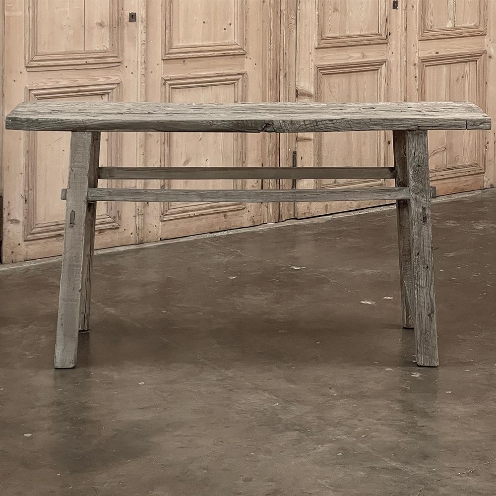Hand-Crafted 18th Century Rustic Sofa Table ~ Console For Sale