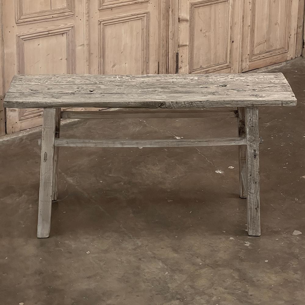 Fait main Table de canapé rustique du 18ème siècle ~ Console en vente