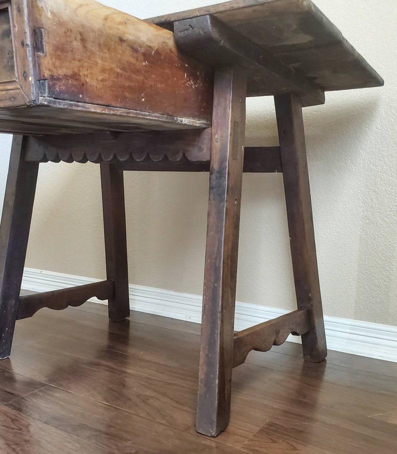 18th Century and Earlier Rustic 18th Century Spanish Colonial Baroque Period Table