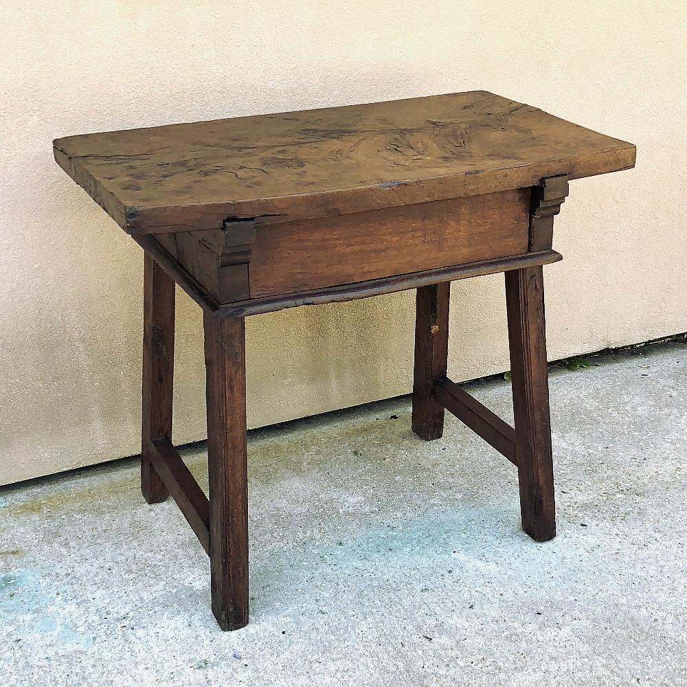 18th Century Rustic Spanish End Table 5