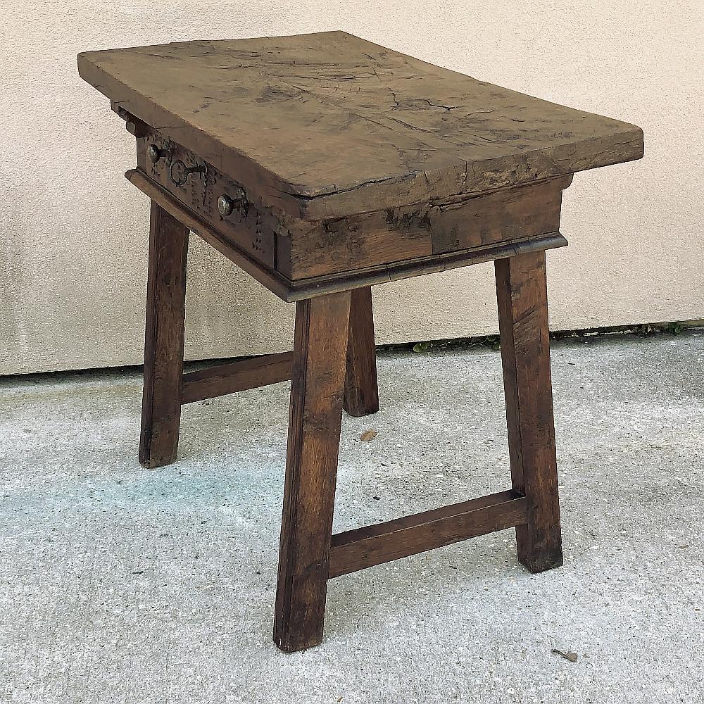 18th Century Rustic Spanish End Table 3