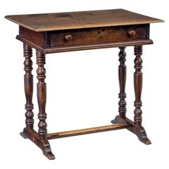 Antique 18th Century Rustic Walnut Side Table