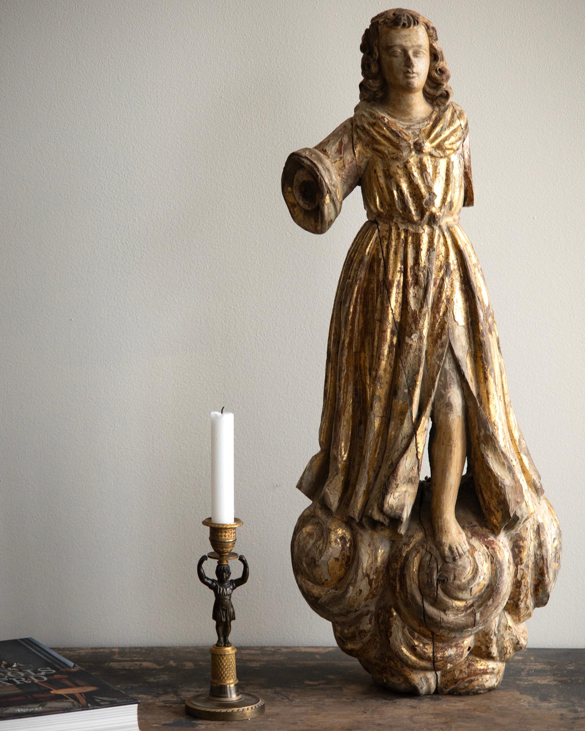 Barocco Arte sacra del XVIII secolo, Statua di donna in vendita