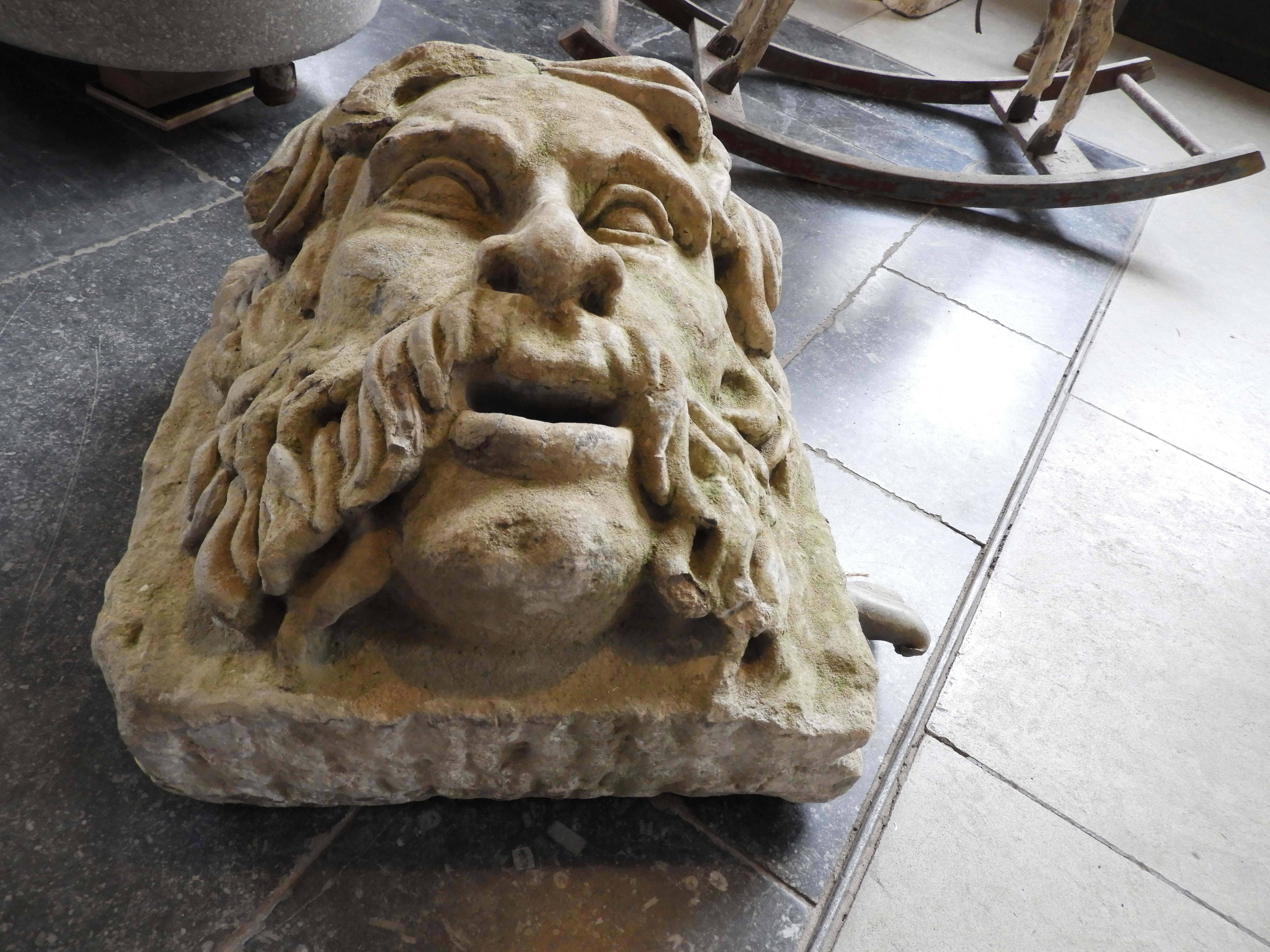 Other 18th Century Sandstone Fountain Head For Sale