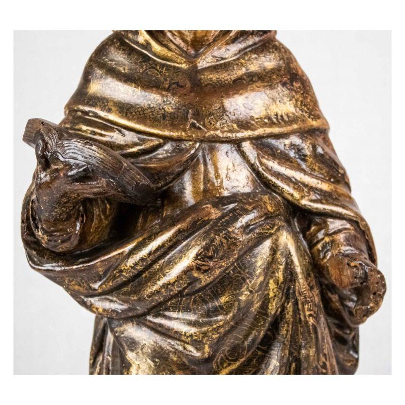 Sculpté Sculpture en bois d'ormeau de Sant'antonio du 18ème siècle en vente