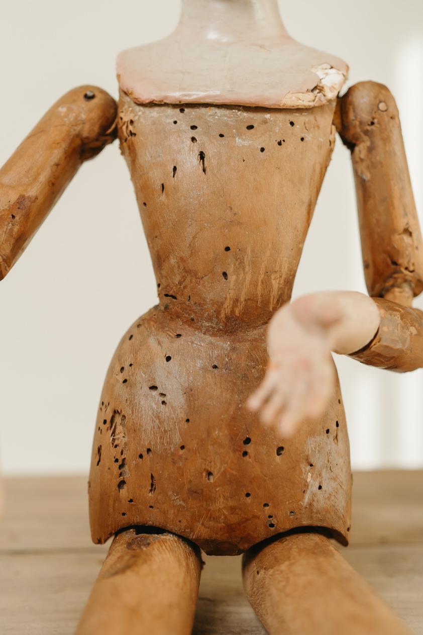 18th century santos figure/capipote 1