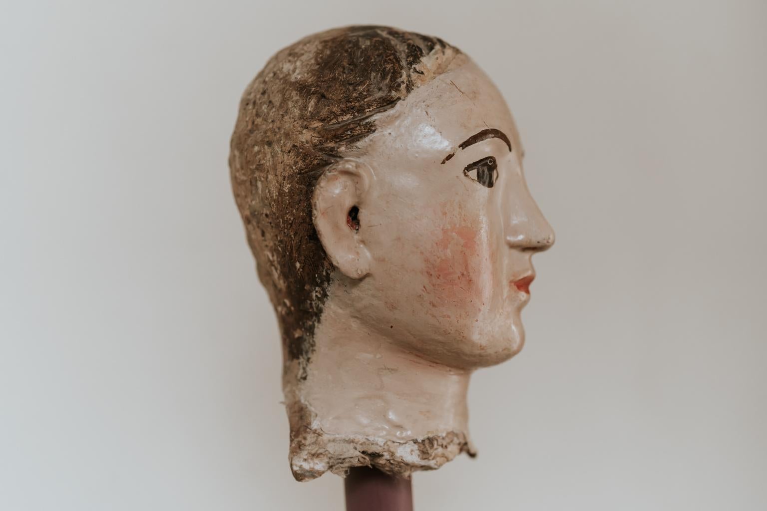 Terracotta 18th Century Santos Head