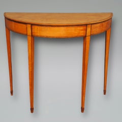 18th Century Satinwood Pier Table