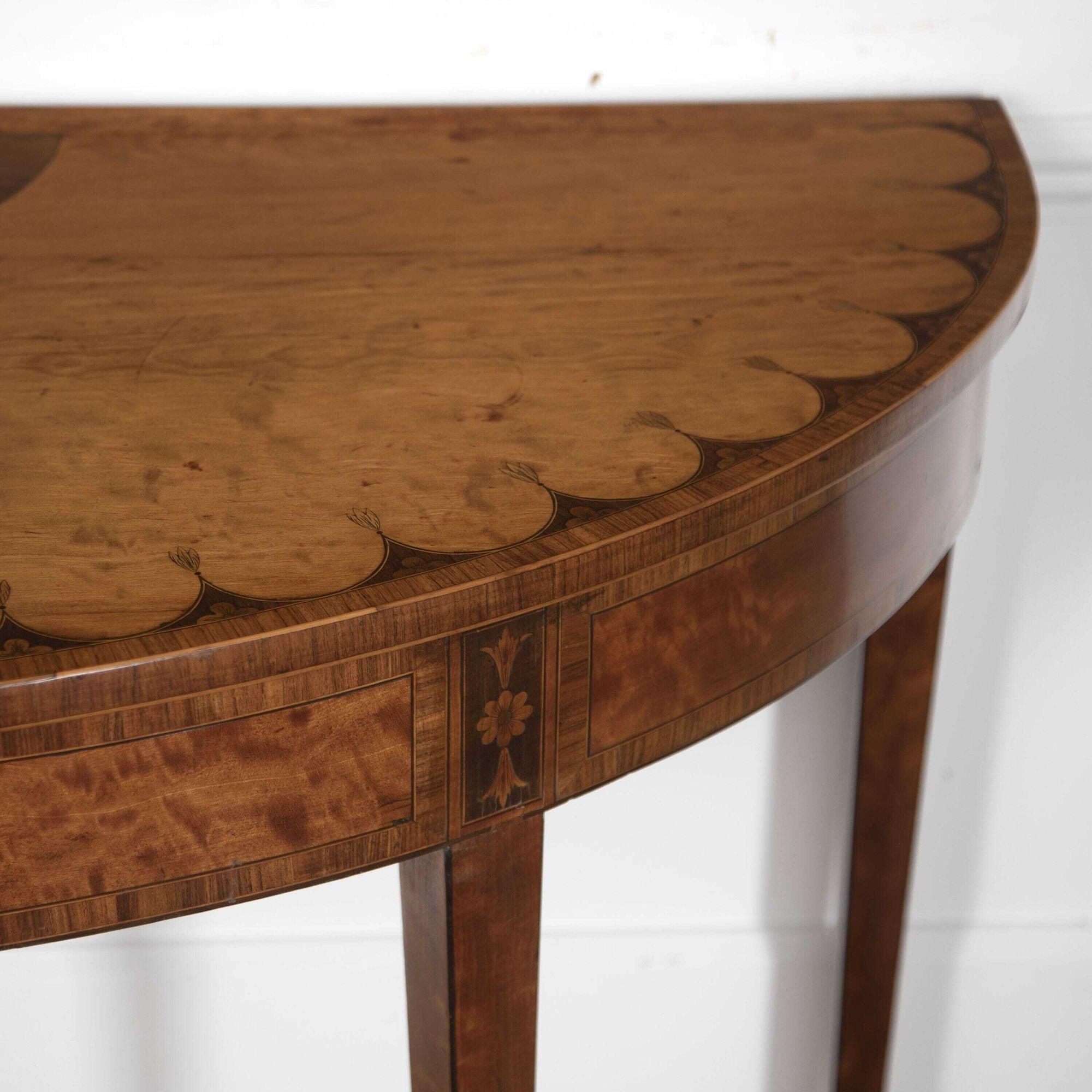 18th Century Satinwood Side Table 4