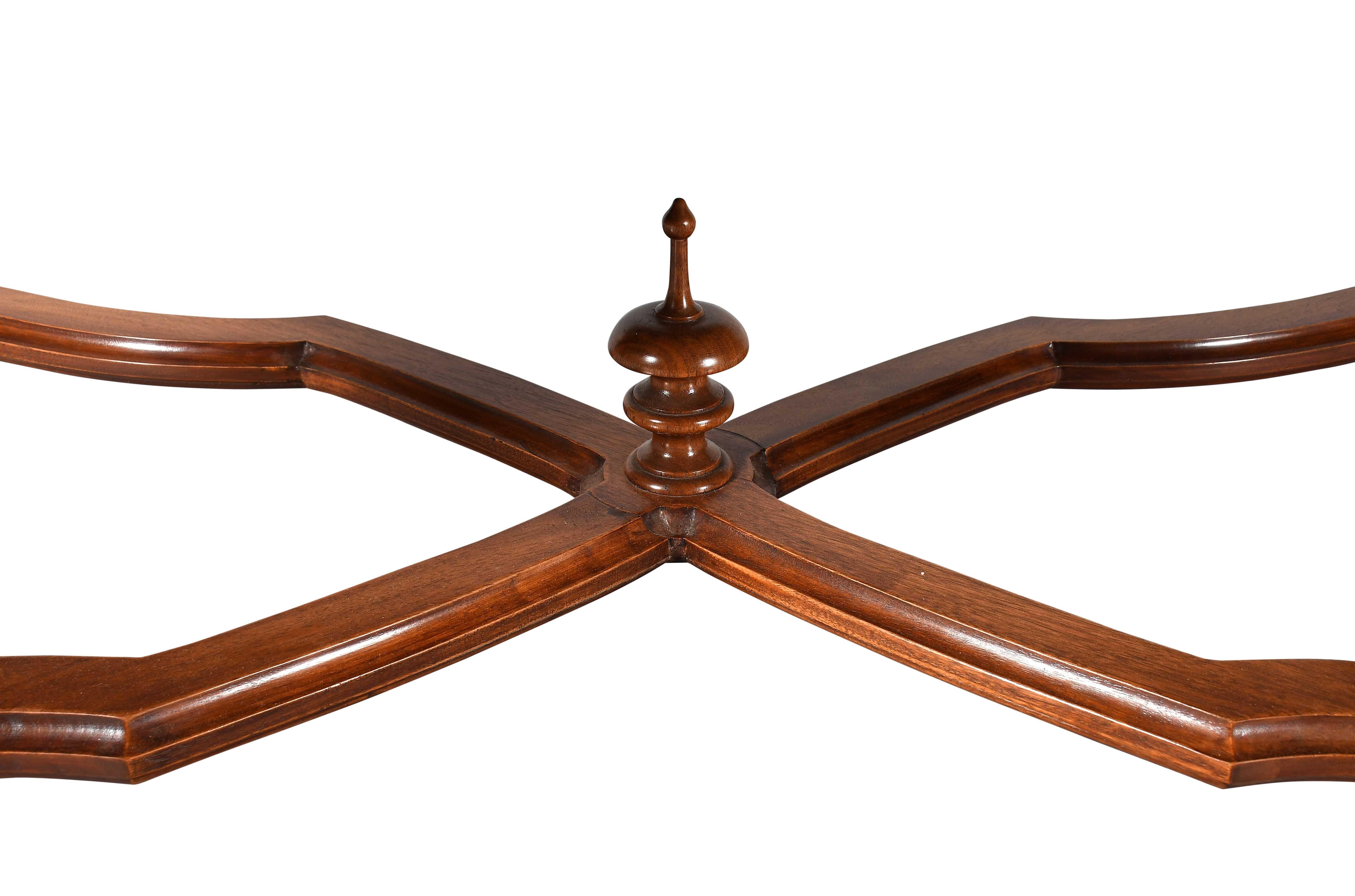 Plateau de Scagliola du 18ème siècle sur base de table basse moderne en vente 5