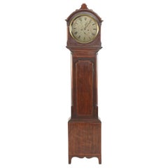18th Century Scottish Drumhead Tall Case Clock