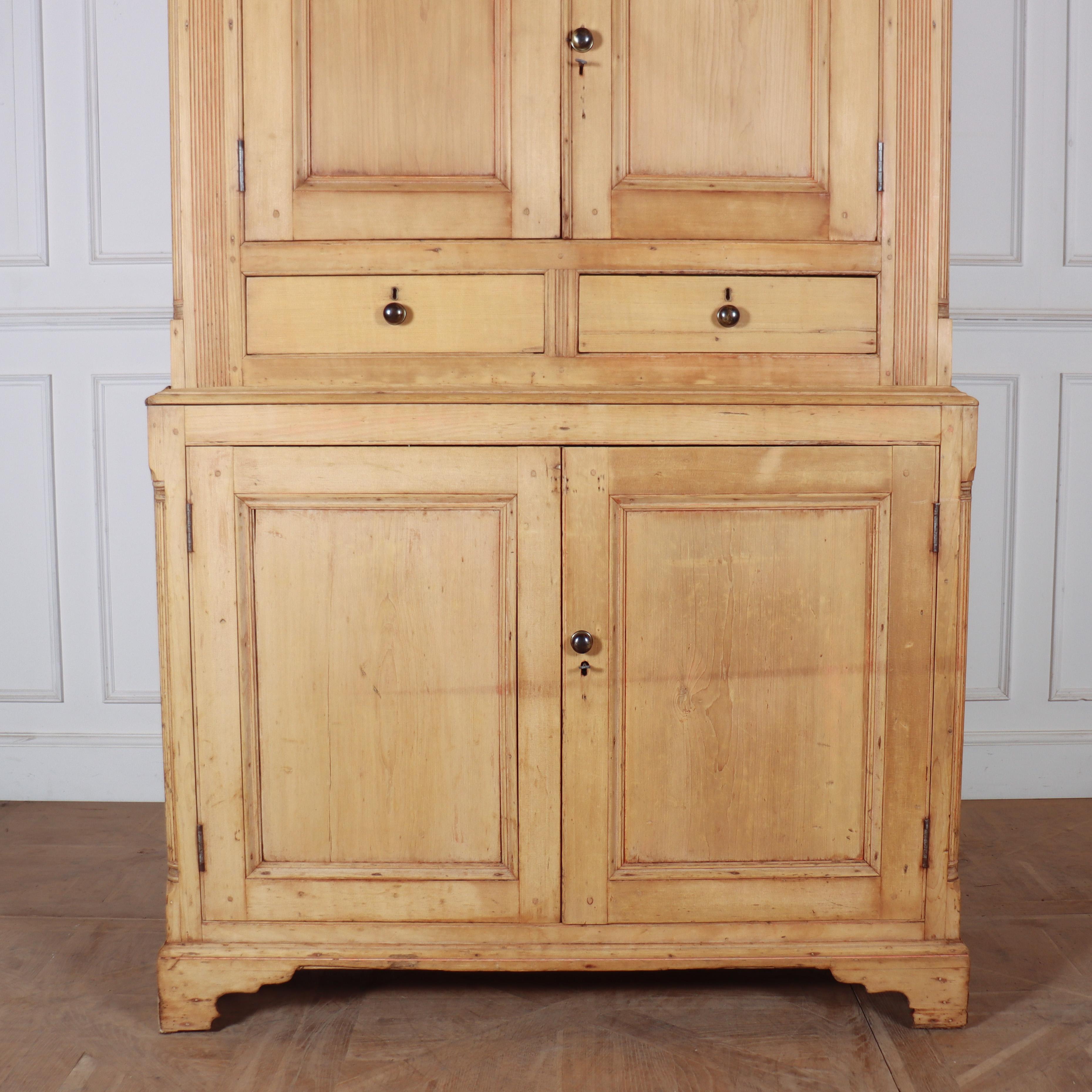 Late 18th C Scottish pine linen cupboard. 1790.

Reference: 8106

Dimensions
52.5 inches (133 cms) Wide
24 inches (61 cms) Deep
78 inches (198 cms) High