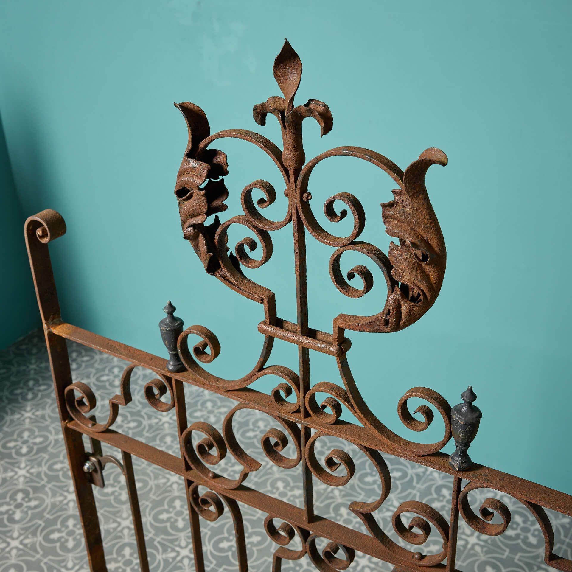 Georgian 18th Century Scottish Wrought Iron Side Gate For Sale