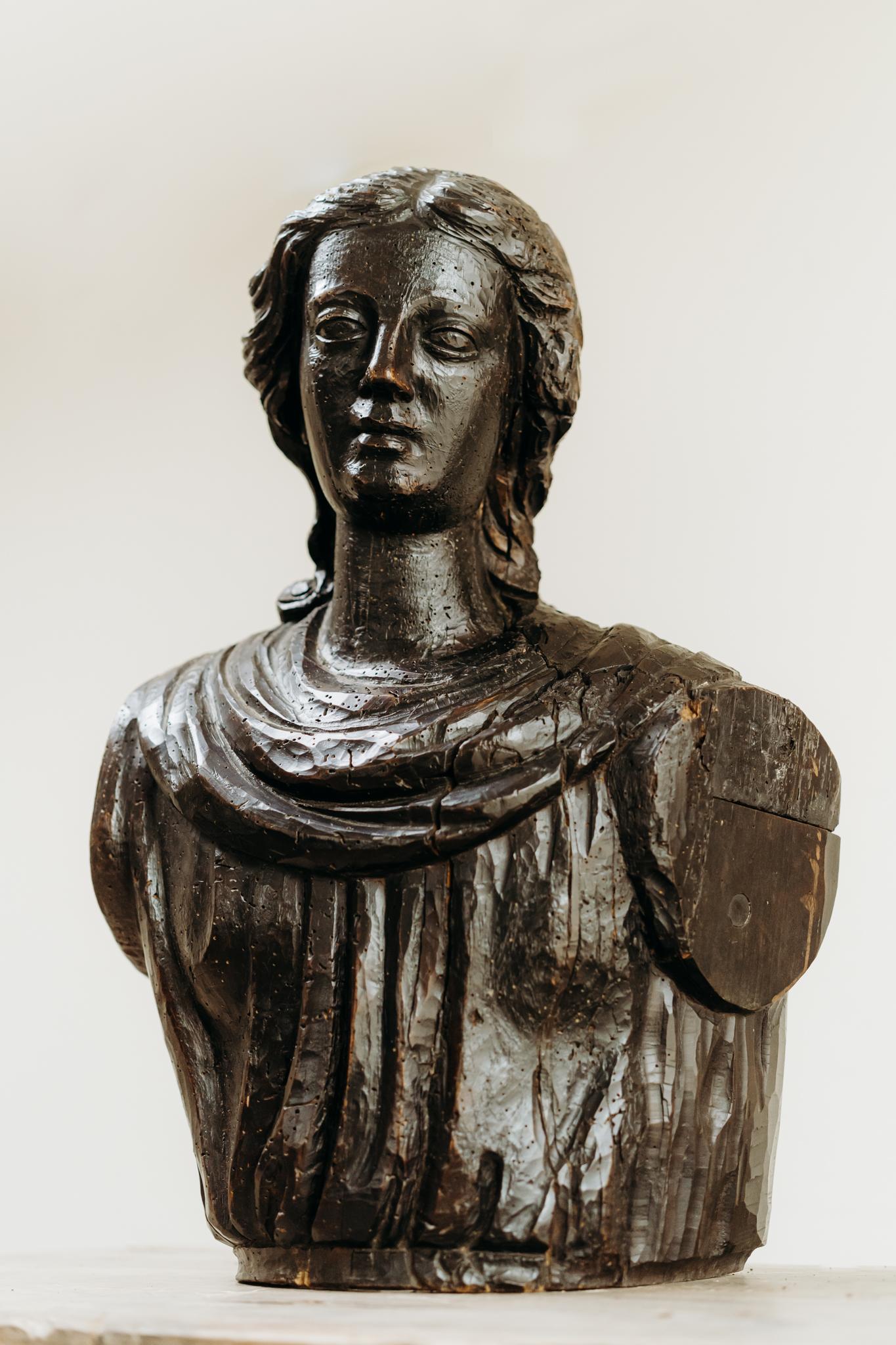 Legno Scultura del XVIII secolo in vendita