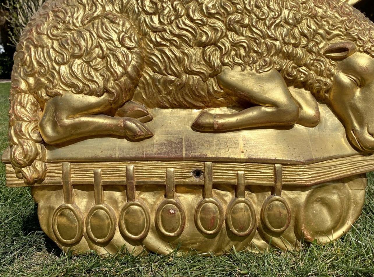 Fino al XVIII secolo XVIII secolo, Scultura L'agnello A. Pascal e i sette sigilli in vendita