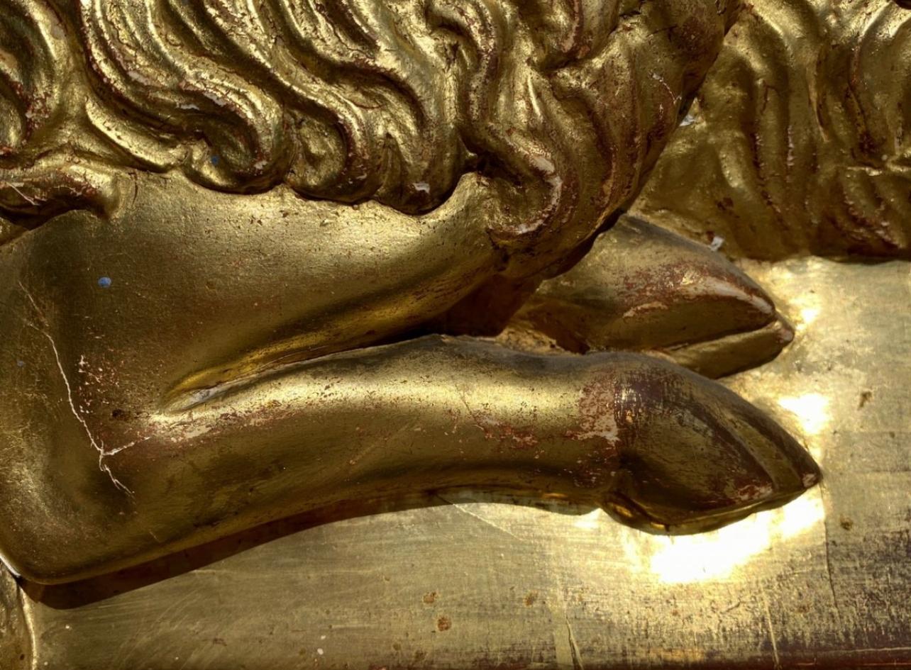 XVIII secolo, Scultura L'agnello A. Pascal e i sette sigilli in vendita 1
