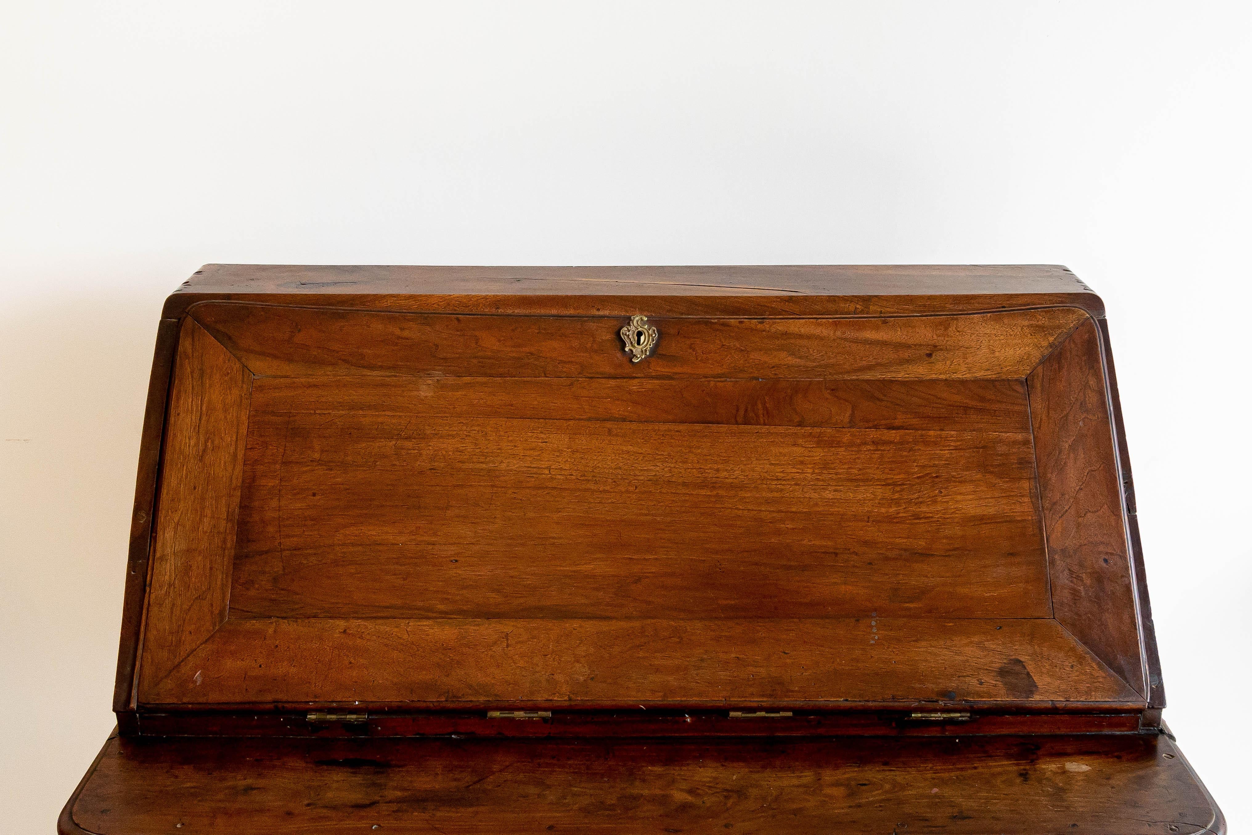 French 18th century Secretaire with fold down table For Sale