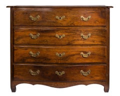 18th Century Serpentine Bow Front Butler's Desk or Bureau Desk