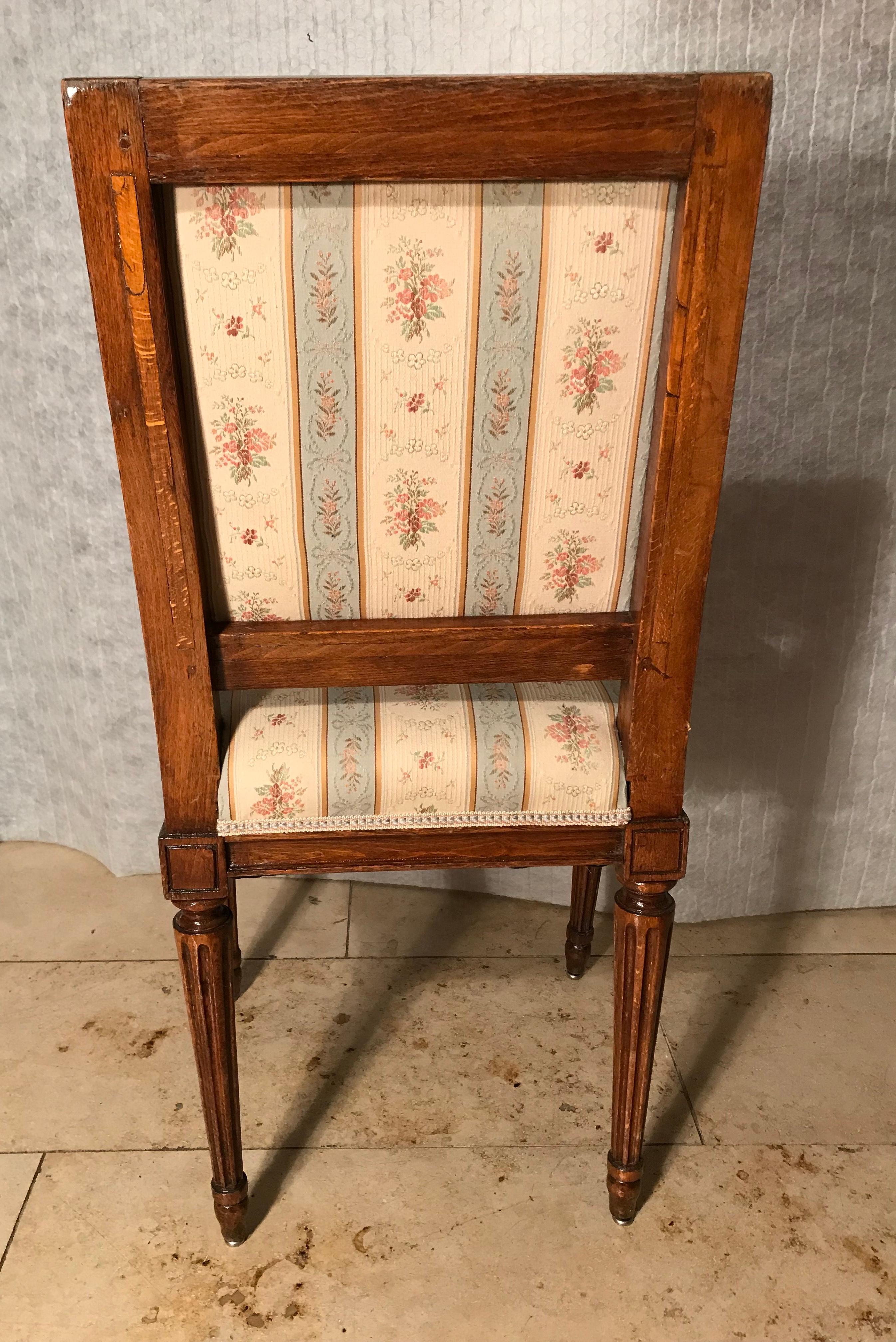 Late 18th Century 18th Century Set of Six Louis XVI Chairs