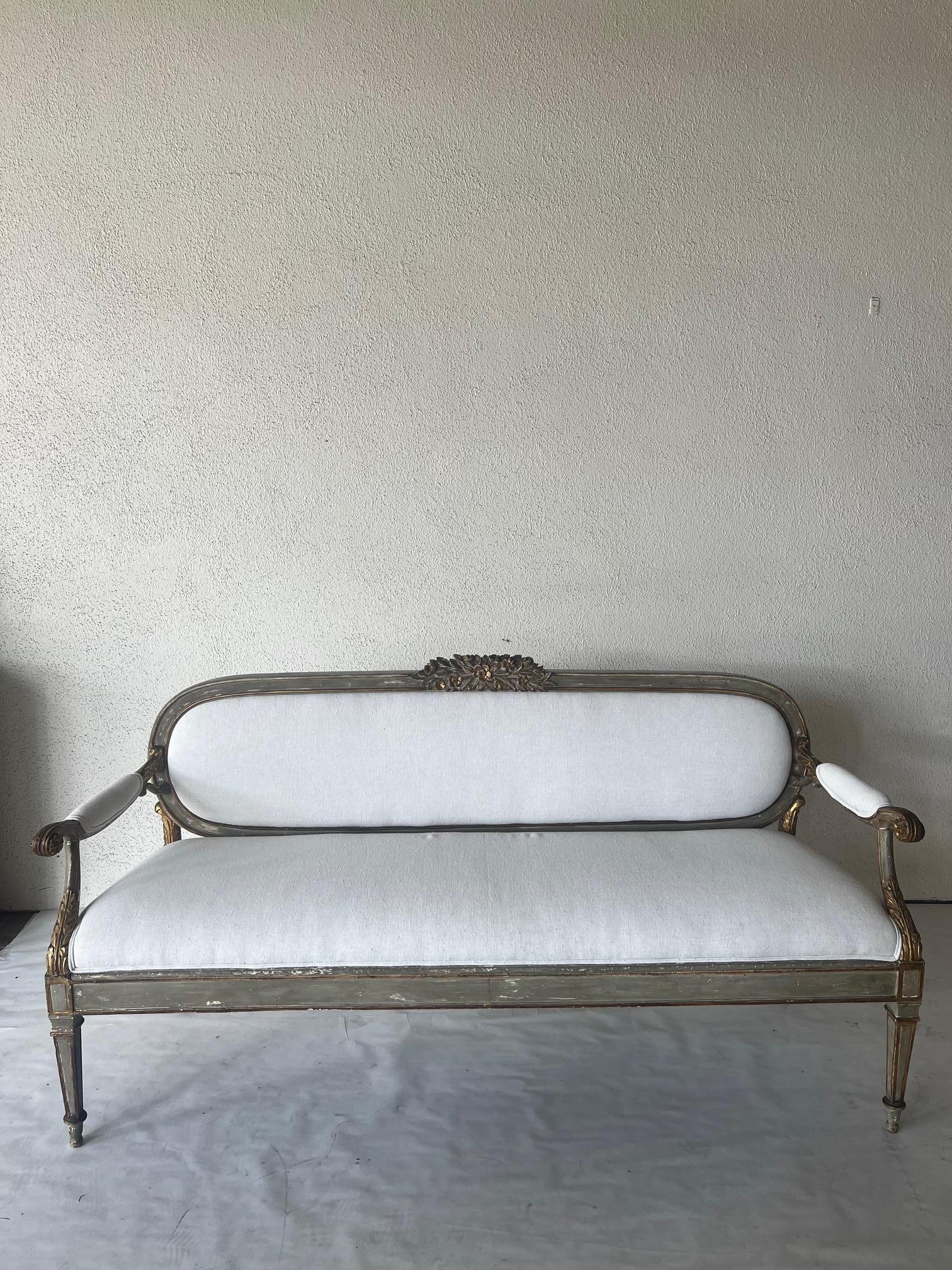 French Provincial 18th Century Settee