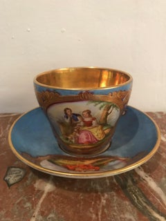 18th Century Sevres Cup and Saucer