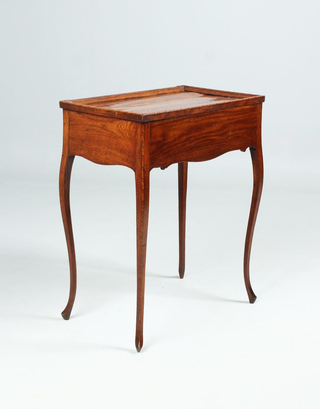 18th Century Sewing Table, Side Table from 1786 For Sale 8