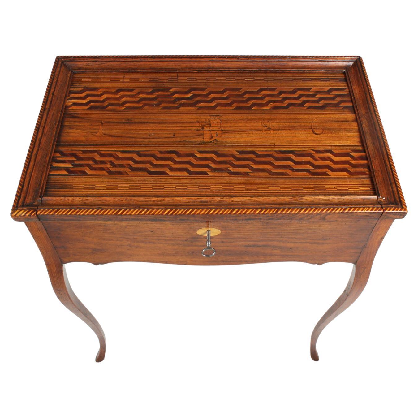 18th Century Sewing Table, Side Table from 1786 For Sale