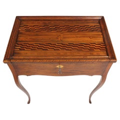 Antique 18th Century Sewing Table, Side Table from 1786