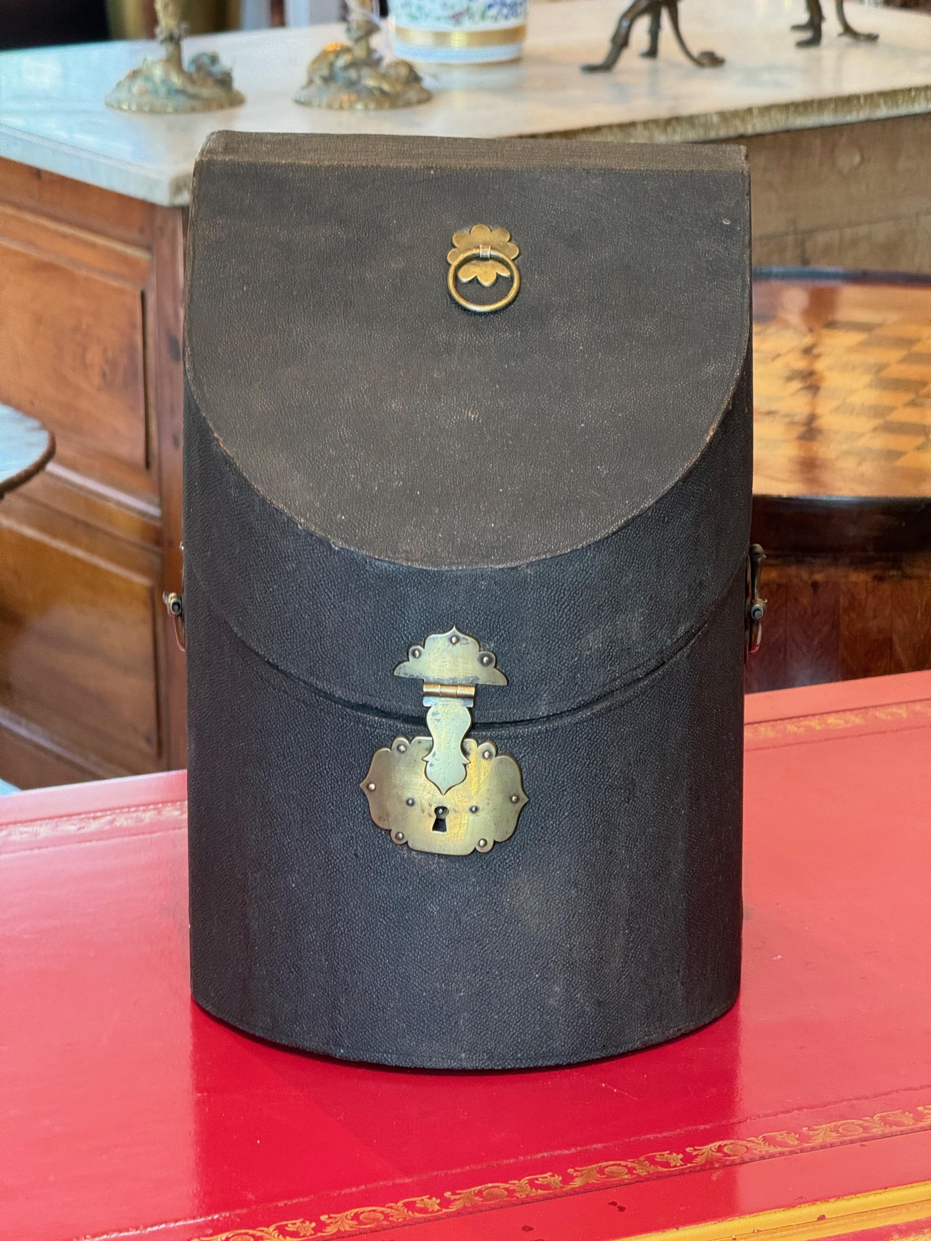 A nice letter box. It has great brass hardware.