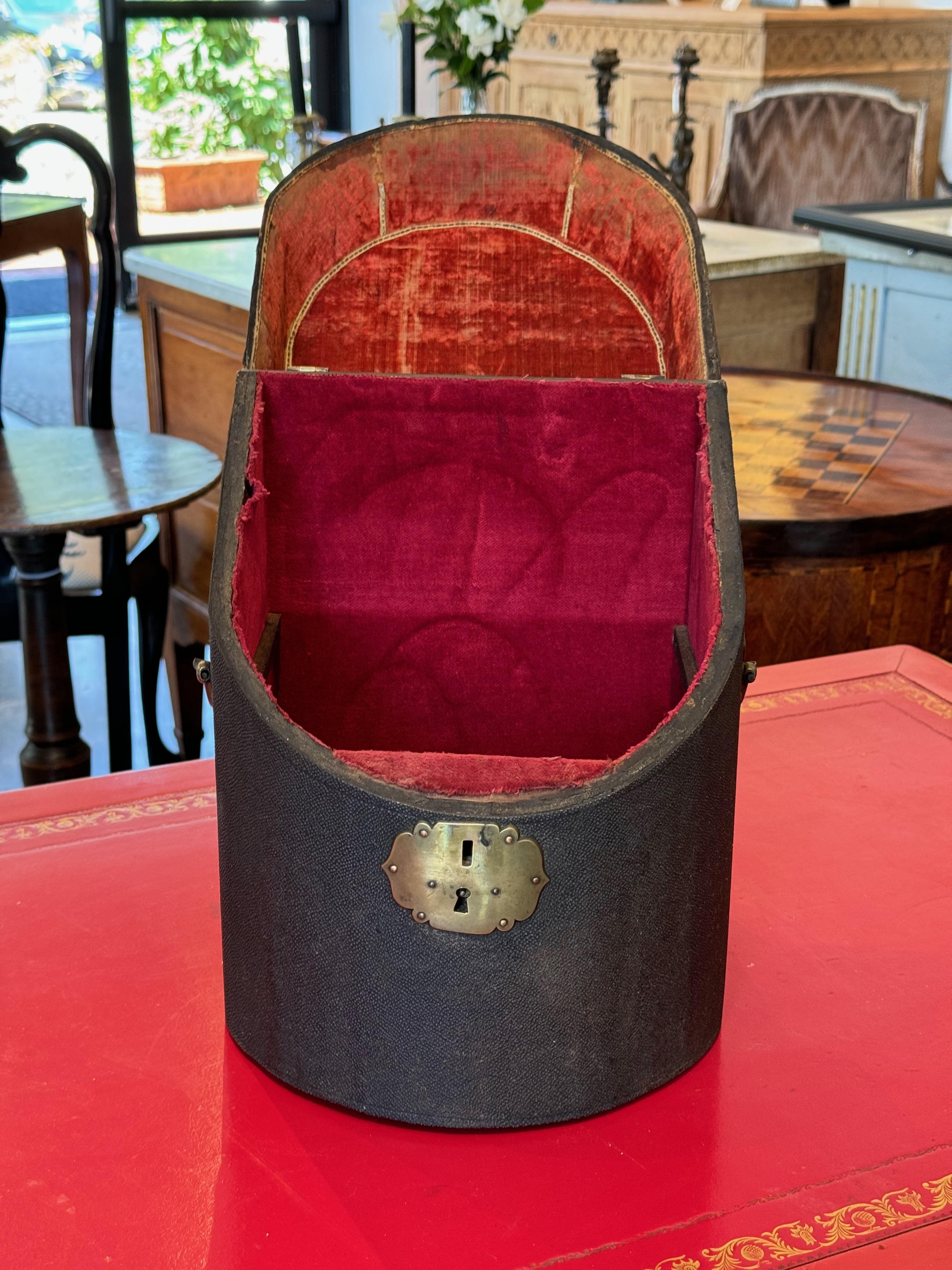 British 18th Century Shagreen Letter Box For Sale