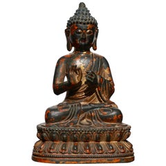 18th Century Shakyamuni Bronze Buddha Statue