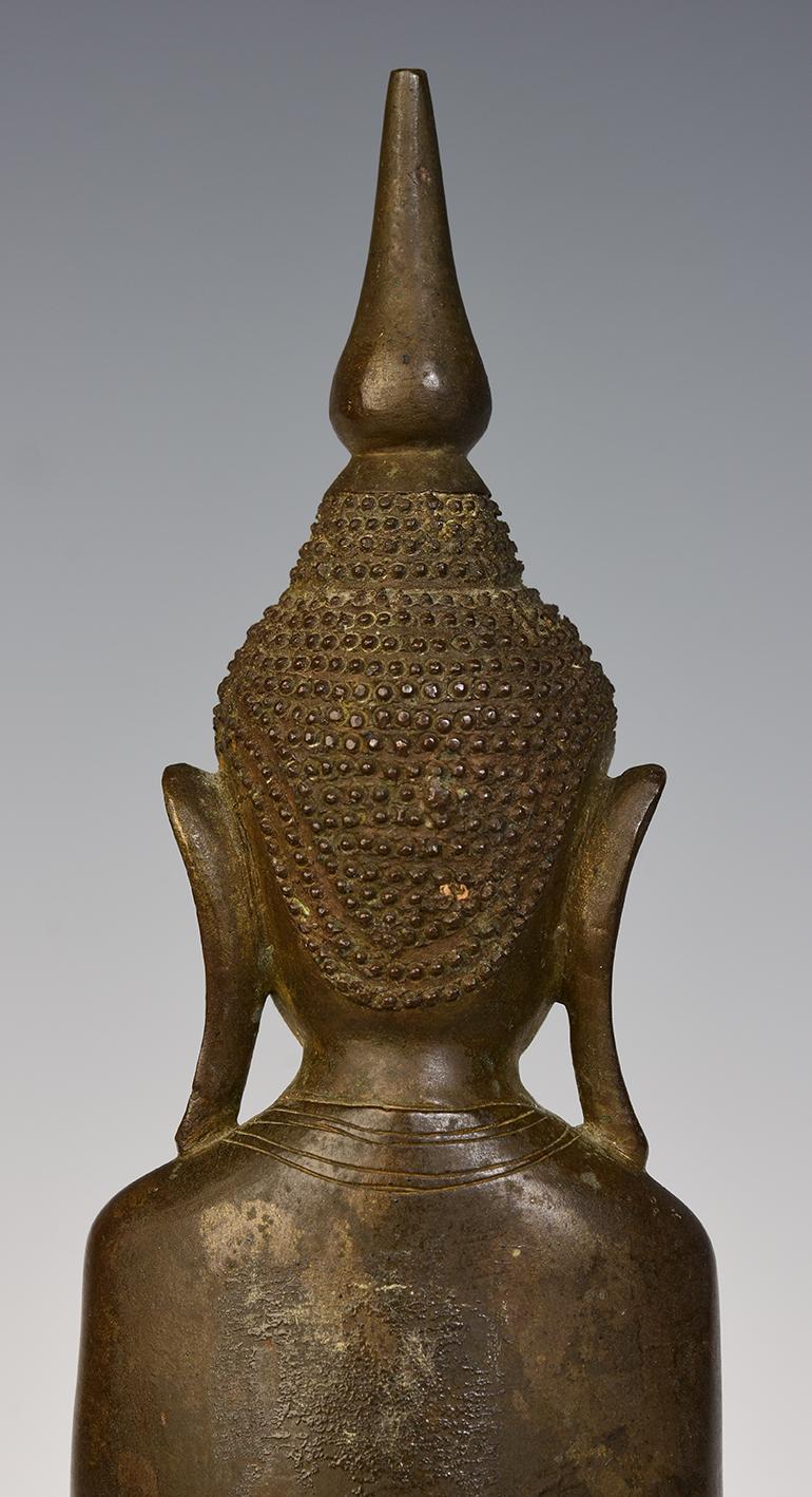 18th Century, Shan, Rare Antique Burmese Bronze Standing Buddha 4