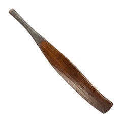 Vintage 18th Century Shaped Cricket Bat, Willow