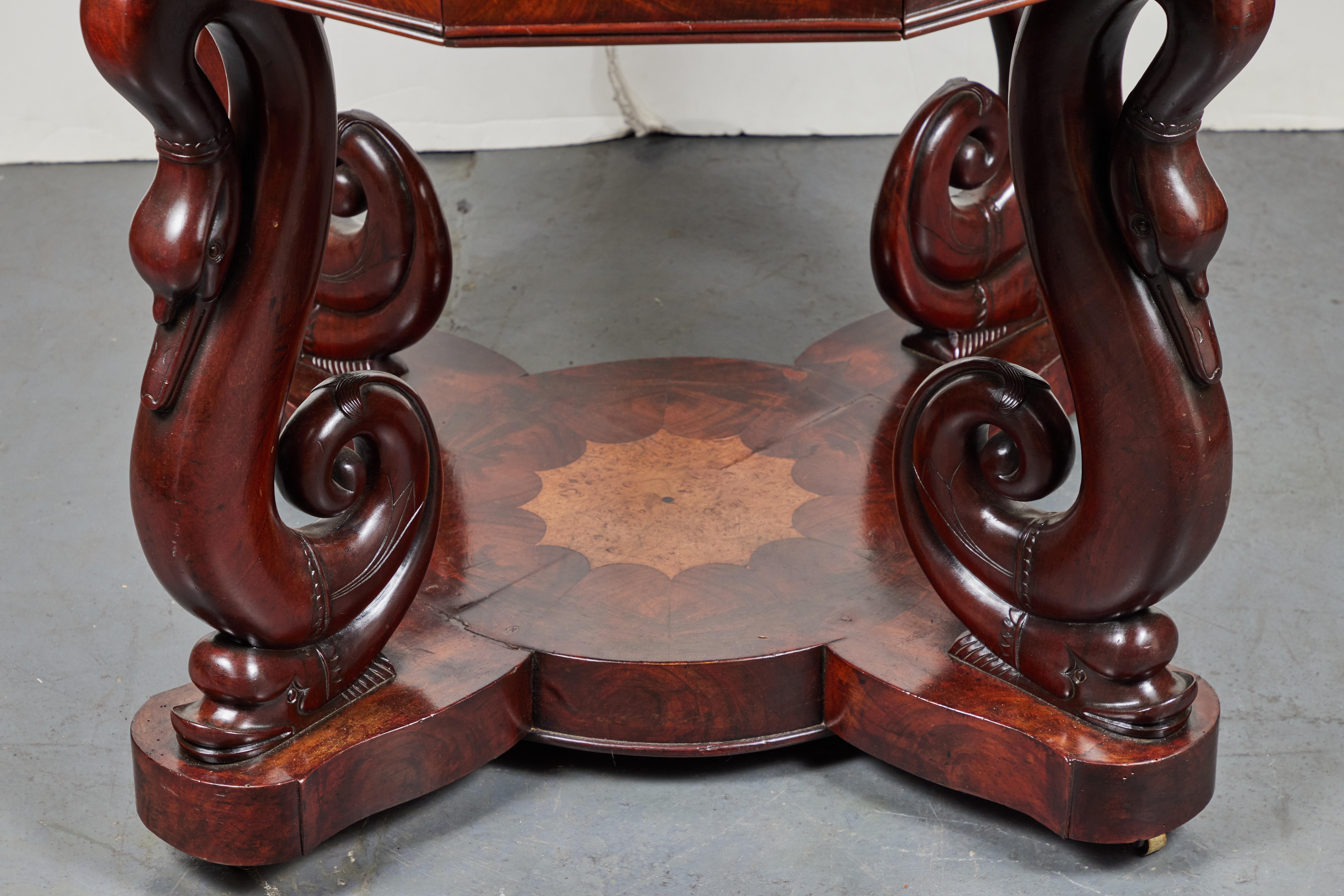 Inlay 18th Century, Sicilian Center Table For Sale