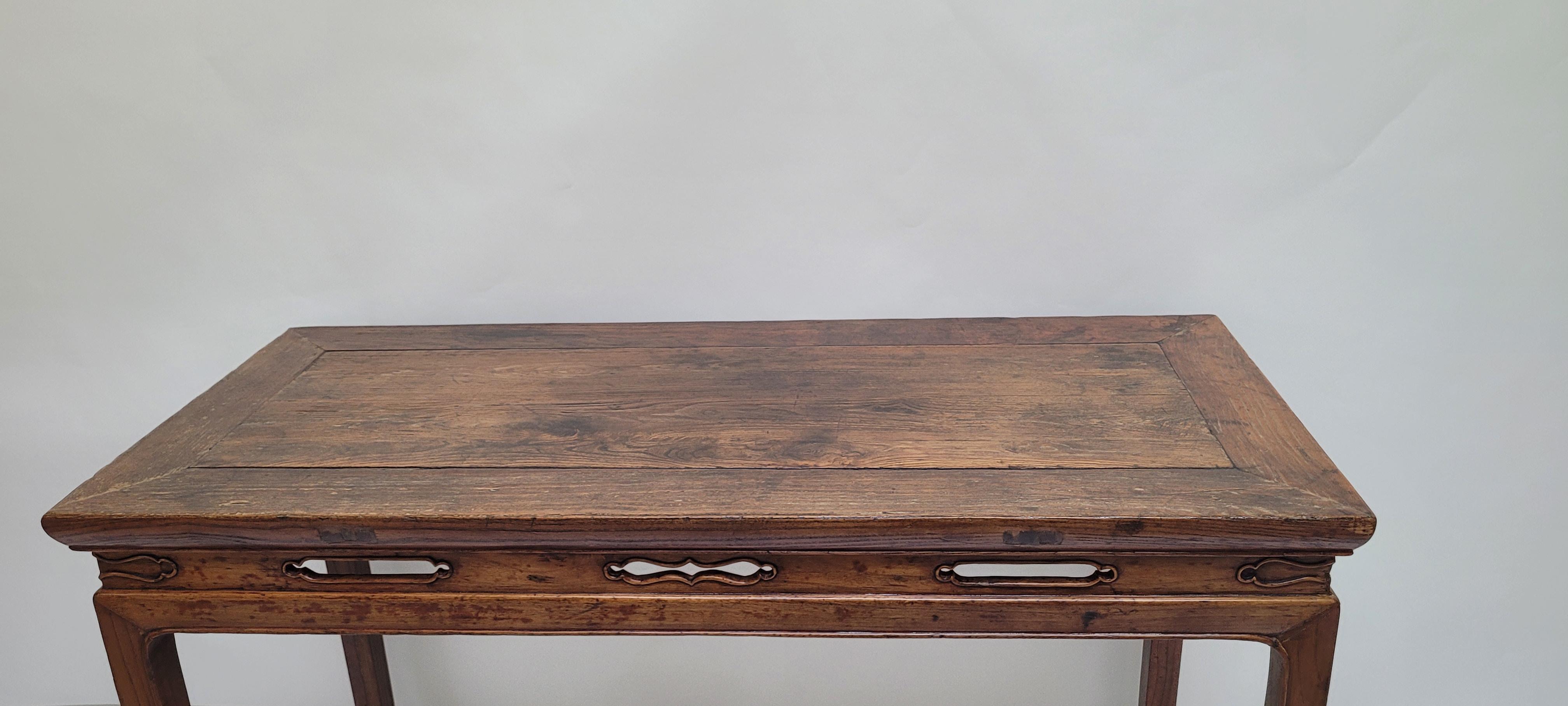 Hardwood 18th Century Side Table For Sale