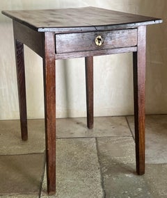 18th Century Side Table with Brass Hardware