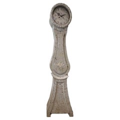 18th Century Signed Swedish Clock with Weights