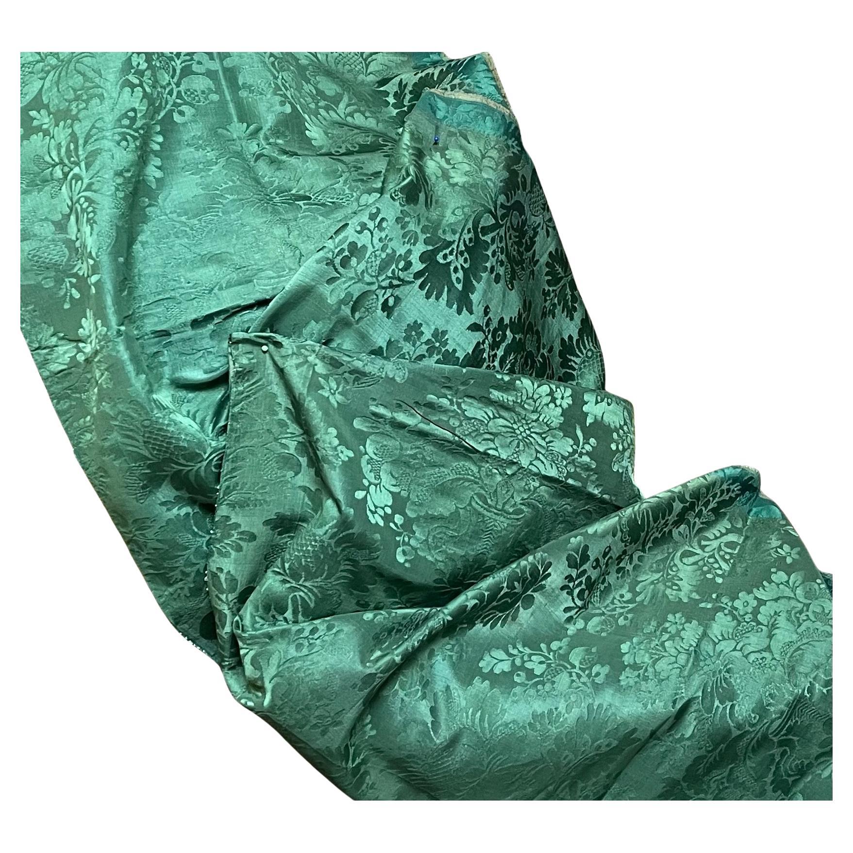 18th Century Silk Fabric French Empire